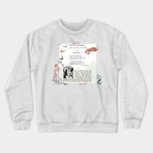 Charles Kingsley :The Water Babies Collage Crewneck Sweatshirt